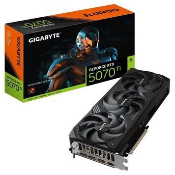 Відеокарта GF RTX 5070 Ti 16GB GDDR7 Windforce Gigabyte (GV-N507TWF3-16GD) [616161]