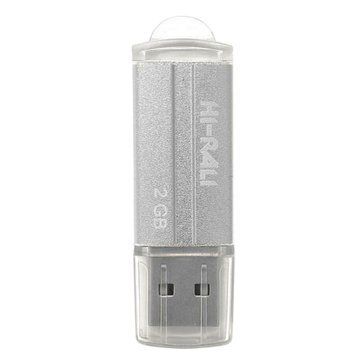 Флеш-накопичувач USB 2GB Hi-Rali Corsair Series Silver (HI-2GBCORSL) [607212]
