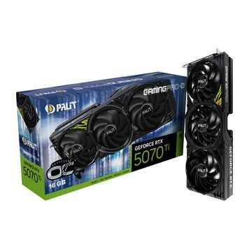 Відеокарта PALIT-XPERTVISION RTX5070Ti GAMINGPRO-S OC 16GB (NE7507TS19T2-GB2031U) [304765]