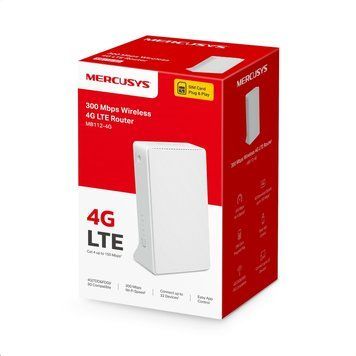 Бездротовий маршрутизатор Mercusys (MB112-4G) [615494]