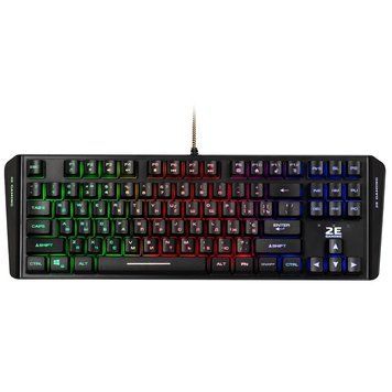 Клавіатура 2E Gaming KG355 LED Ukr Black (2E-KG355UBK) [611538]