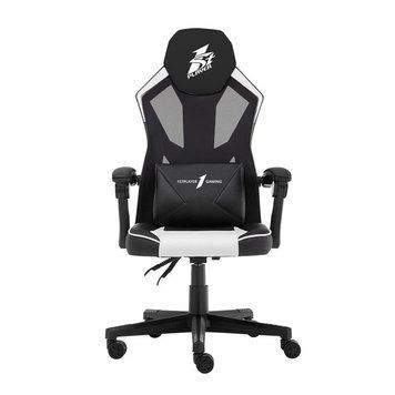 Крісло для геймерів 1stPlayer P01 Black White (P01-BKWH) [615070]