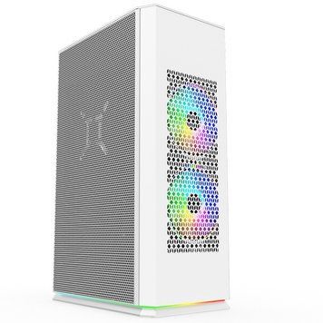 Корпус 1stPlayer UN1-3F2-W-WH White 750W (UN1-3F2-W-WH&PS-750SFX) [608677]