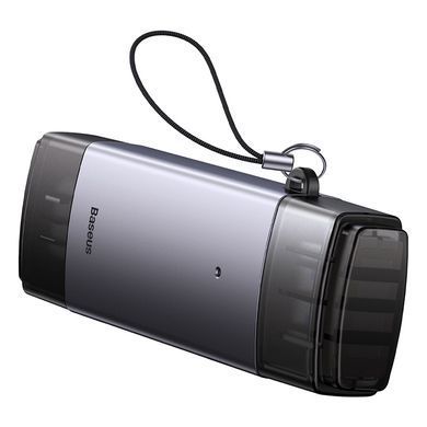 Кардрідер Baseus Lite Series USB-A & Type-C to SD/TF Card Reader Grey (WKQX060113) [806518]
