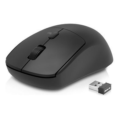 Миша бездротова REAL-EL RM-317W Black (EL123200052) [615563]