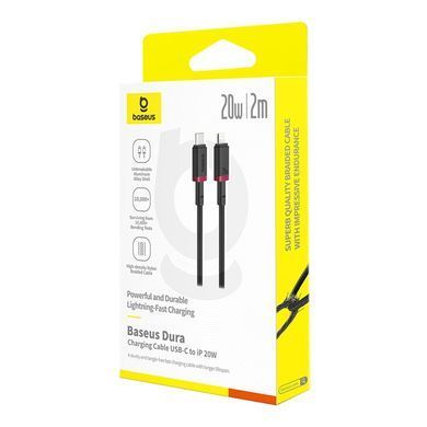 Кабель Baseus Dura Series Fast Charging Cable Type-C to iP 20W 2m Red+Black (P10377800U01-03) [806508]
