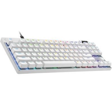 Клавiатура Logitech G PRO X TKL Rapid White (920-013242) [608485]