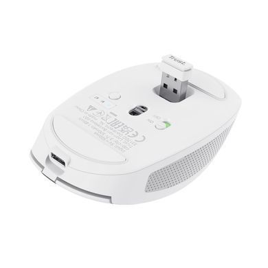 Миша Trust OZZA compact, BT/WL/USB-A, білий (24933_TRUST) [104101]