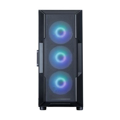 Корпус Zalman I3 Neo ARGB V2 без БЖ, 2xUSB3.0, 1x Type C, 4x120мм ARGB, VGA 400мм, LCS ready, TG Side Panel, ATX, чорний (I3NEOARGBV2BLACK) [112534]
