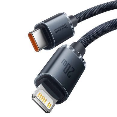 Кабель Baseus Crystal Shine Series Fast Charging Data Cable Type-C to iP 20W 1.2m Black (CAJY000201) [802538]