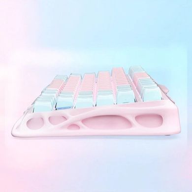 Клавіатура механічна GravaStar Mercury K1 Lite 80keys, GravaStar x BSUN Grey, BT/WL/USB, Lumen Rose (GSK1LITE_PM_PNK) [114417]