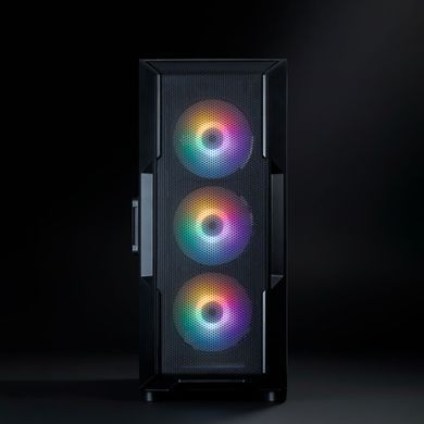 Корпус Zalman I3 Neo ARGB V2 без БЖ, 2xUSB3.0, 1x Type C, 4x120мм ARGB, VGA 400мм, LCS ready, TG Side Panel, ATX, чорний (I3NEOARGBV2BLACK) [112534]
