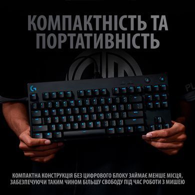 Клавiатура Logitech G Pro Mechanical Gaming (920-009392) [605898]