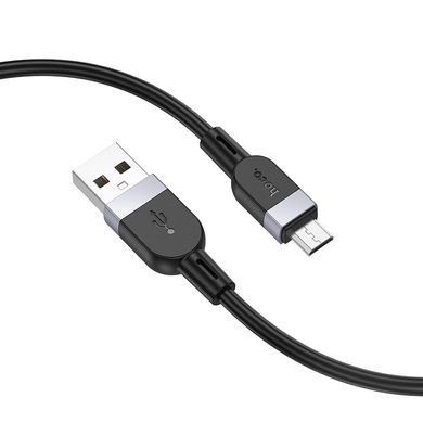 Кабель HOCO X109 Energy silicone charging data cable Micro (L=1M) Black (6942007636223) [804386]