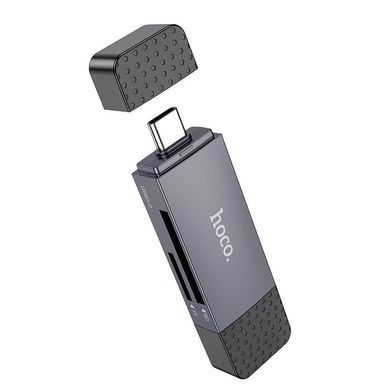 Кардрідер Hoco HB45 Spirit 2-in-1 USB-USB Type-C 3.0 Black (6942007620529) [614875]