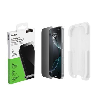 Захисне скло Belkin для iPhone 17 Pro Max, Privacy Screen Protector (1 Pack) (OVA214HQ) [112122]