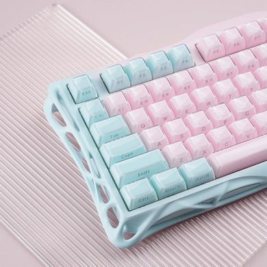 Клавіатура механічна GravaStar Mercury K1 Lite 80keys, GravaStar x BSUN Grey, BT/WL/USB, Lumen Rose (GSK1LITE_PM_PNK) [114417]