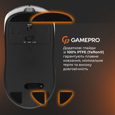Миша бездротова GamePro Genesis Winner White (GM079W) [611589]