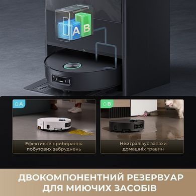 Робот-пилосос Dreame Aqua 10 Ultra Track Complete Black (RLR81CE-1-BL) [614492]