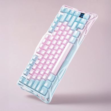 Клавіатура механічна GravaStar Mercury K1 Lite 80keys, GravaStar x BSUN Grey, BT/WL/USB, Lumen Rose (GSK1LITE_PM_PNK) [114417]