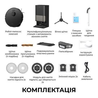 Робот-пилосос Dreame Bot L40s Pro Ultra Black (RLL74CE-Bl) [612963]