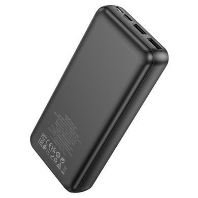 Зовнішній акумулятор HOCO J123A Element power bank(20000mAh) Black (6942007612067) [806285]