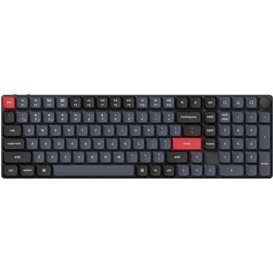 Клавіатура механічна Keychron K17 PRO 100Key, Gateron MX 2.0 Brown, WL/BT/USB-A, QMK, White Led, чорний в центрі (K17P-A3-UA) [103681]