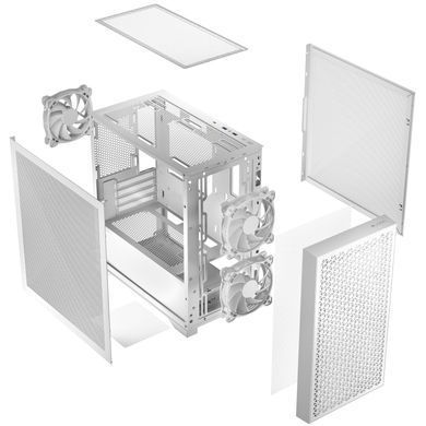 Корпус LogicConcept DART PRO MINI WHITE MESH fans 3x120mm без БЖ mATX (AM-DART-PRO-0000-20) [402974]
