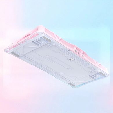 Клавіатура механічна GravaStar Mercury K1 Lite 80keys, GravaStar x BSUN Grey, BT/WL/USB, Lumen Rose (GSK1LITE_PM_PNK) [114417]