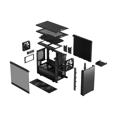 Корпус для ПК FRACTAL DESIGN Define 7 Nano - Black TG Light (FD-C-DEF7N-02) [303327]