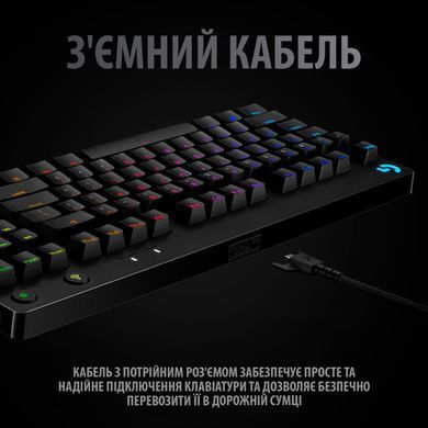 Клавiатура Logitech G Pro Mechanical Gaming (920-009392) [605898]