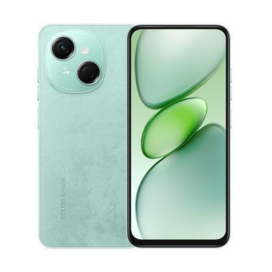 Смартфон TECNO Spark Go 1 (KL4) 6.67" 4/64ГБ, 2SIM, 5000мА&bull;год, Magic Skeen Green (4894947050084) [101279]