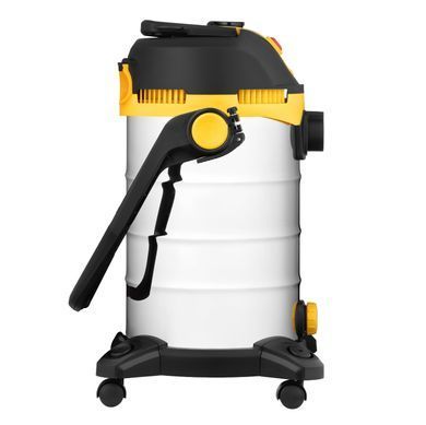 Пилосос професійний 2E PowerClean 30S 1200Вт 17кПа контейнер 30л розетка 220В/2000Вт вологе/сухе прибирання функція повітродувки IPX4 6.3кг (2E-VC3012SSD) [112457]