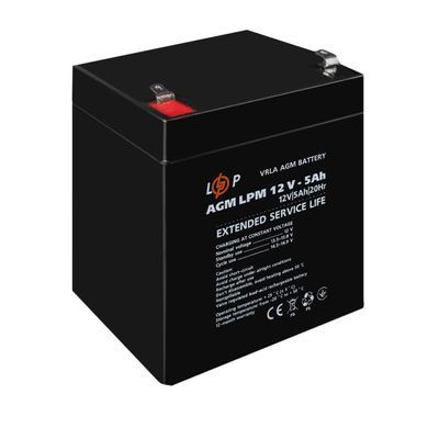 Акумулятор AGM LPM 12V - 5 Ah (LP3861) [900093]
