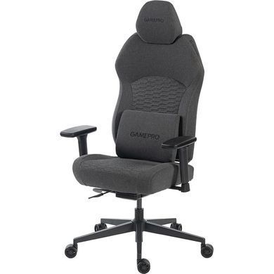Крісло для геймерів GamePro Fabric Dark Gray (GC760DG) [617812]