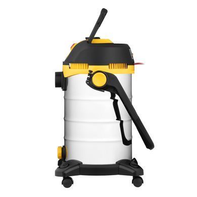 Пилосос професійний 2E PowerClean 30S 1200Вт 17кПа контейнер 30л розетка 220В/2000Вт вологе/сухе прибирання функція повітродувки IPX4 6.3кг (2E-VC3012SSD) [112457]