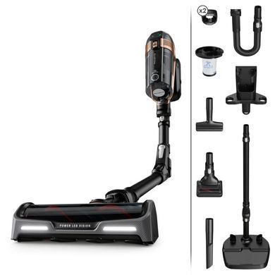 Пилосос Rowenta безпровідний X-Force Flex 15.60, 550Вт, конт пил -0.9л, автон. робота до 80хв, НЕРА, підсвітка, гнучка насадка, чорний (RH99F1WO) [102392]