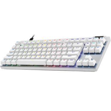 Клавiатура Logitech G PRO X TKL Rapid White (920-013242) [608485]