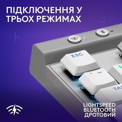 Клавіатура Logitech G515 LIGHTSPEED TKL Wireless Gaming White (920-012539) [202314]
