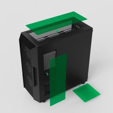 Корпус Zalman I3 Neo ARGB V2 без БЖ, 2xUSB3.0, 1x Type C, 4x120мм ARGB, VGA 400мм, LCS ready, TG Side Panel, ATX, чорний (I3NEOARGBV2BLACK) [112534]
