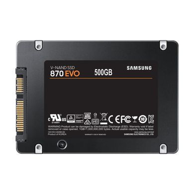 Накопичувач SSD Samsung 2.5" 500GB SATA 870EVO (MZ-77E500BW) [109296]