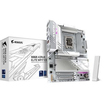 Материнська плата GIGABYTE (B860 AORUS ELITE WIFI7 ICE) [303010]
