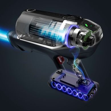 Пилосос Rowenta безпровідний X-Force Flex 15.60, 550Вт, конт пил -0.9л, автон. робота до 80хв, НЕРА, підсвітка, гнучка насадка, чорний (RH99F1WO) [102392]