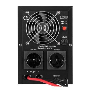 ДБЖ з правильною синусоїдою 24V LPY-B-PSW-1500VA+(1050Вт) 10A/15A (LP4130) [900022]