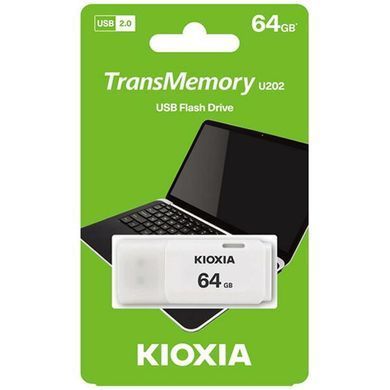 Флеш-пам'ять (накопичувач USB) USB2 64GB KIOXIA (LU202W064GG4) [501243]