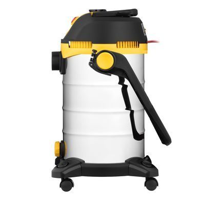 Пилосос професійний 2E PowerClean 30S 1200Вт 17кПа контейнер 30л розетка 220В/2000Вт вологе/сухе прибирання функція повітродувки IPX4 6.3кг (2E-VC3012SSD) [112457]