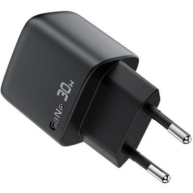 Зарядний пристрій 1xUSB-C 30W Gan A115 Fast Charger + USB-C cable black Acefast (6974316284451) [404515]