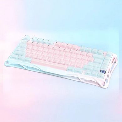 Клавіатура механічна GravaStar Mercury K1 Lite 80keys, GravaStar x BSUN Grey, BT/WL/USB, Lumen Rose (GSK1LITE_PM_PNK) [114417]