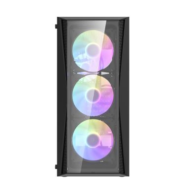 Корпус для комп'ютера DARK FLASH ATX без блока живлення DK352 PLUS чорний (DK352 PLUS BLACK) [503231]