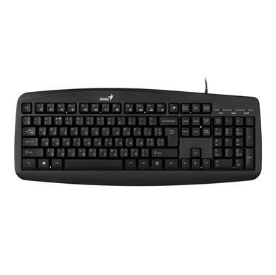 Комплект клавіатура та миша Genius KM-200, EN/UKR/RU, чорний (31330003410) [103529]